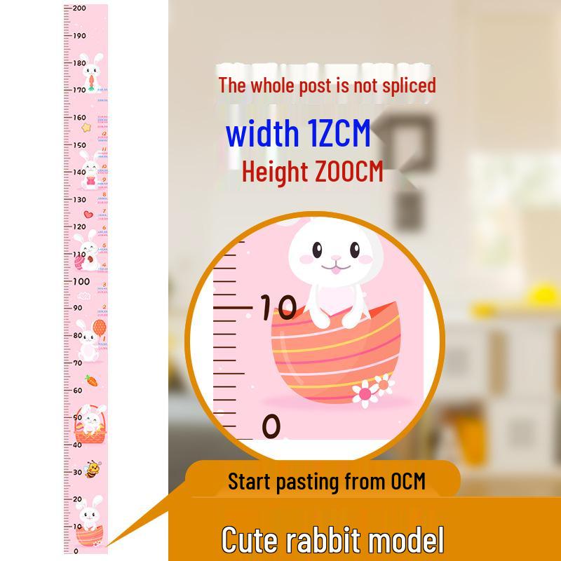 

Настенная наклейка для измерения роста детей - Без повреждений Height Sticker