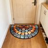 Thick Soft Non-Slip Door Mat, Artistic Polyester Floor Mat for Home Decor, Perfect for Porches & Living Rooms