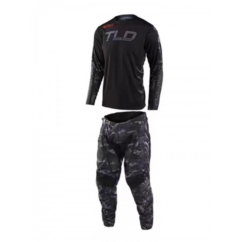 Men Women Mountain Bike Cycling Jersey Set Quick Dry Long Sleeve Off-Road Trail Riding Apparel