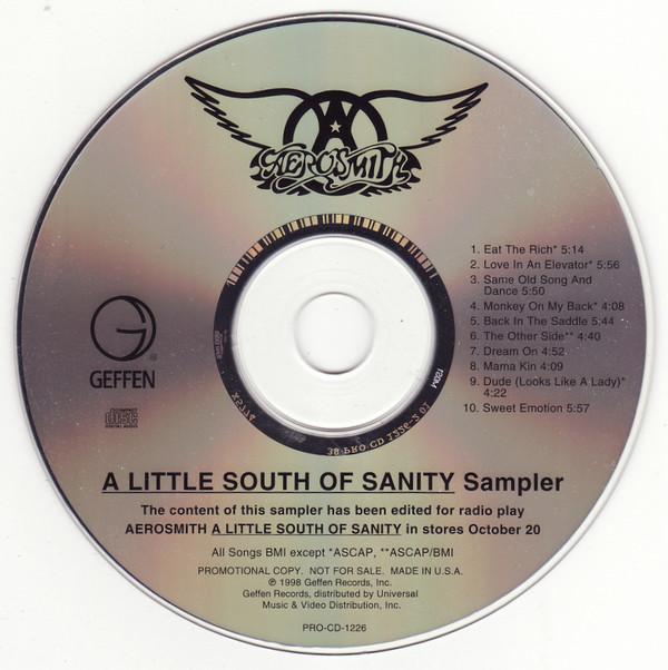 CD AEROSMITH A Little South Of Sanity PROCD1226 Geffen Records 1998 США Рок Б/у