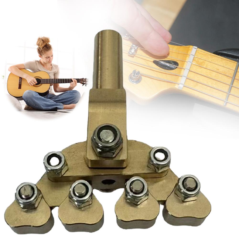 Guitar Fractal Fret Press Repair Tool Fret Board Repair Tool Variable Radian Pressure Head for Various Radius Fretboard