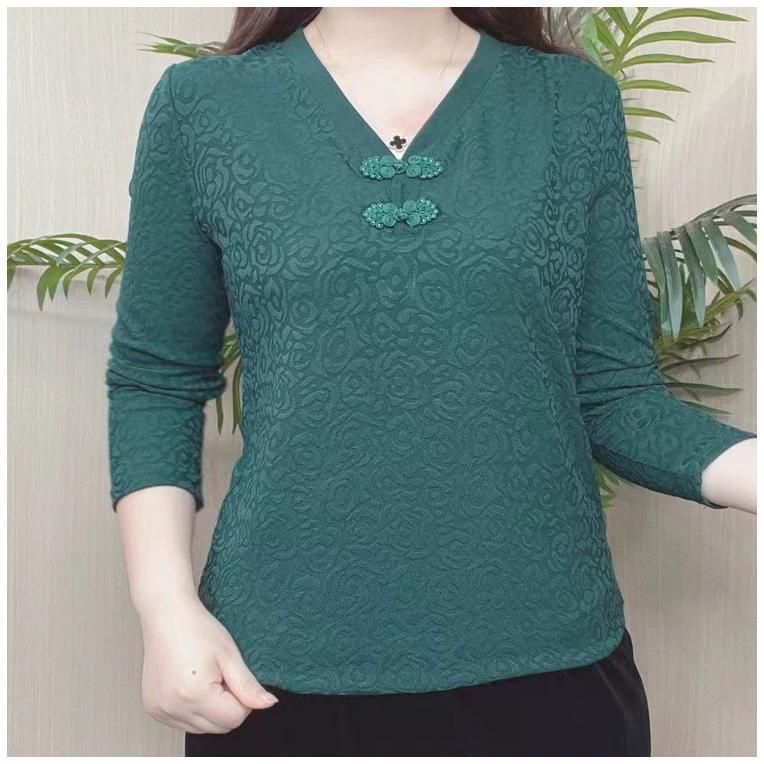 Cămăși la modă cu decolteu în V, nasturi, culoare uni, versatile, îmbrăcăminte pentru femei, toamnă iarnă, pulovere largi casual, bluză pentru navetă