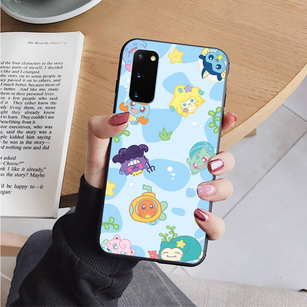 AP7 Pokemon Black Case for Xiaomi Poco X6 M5 M6 F5 F6 F1 C65 C55 C50 C51 C40 Redmi Note 7 8 14C A3X 13C 12C 11 10A 9C Pro Sofe Cover