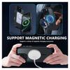 KEYSION Przezroczyste Matowe Magnetyczne Etui MagSafe do iPhone 15 16 Pro Max 16 Plus Silikon+PC Pogrubiona Ramka Odporne na Wstrząsy Pokrowiec na Telefon