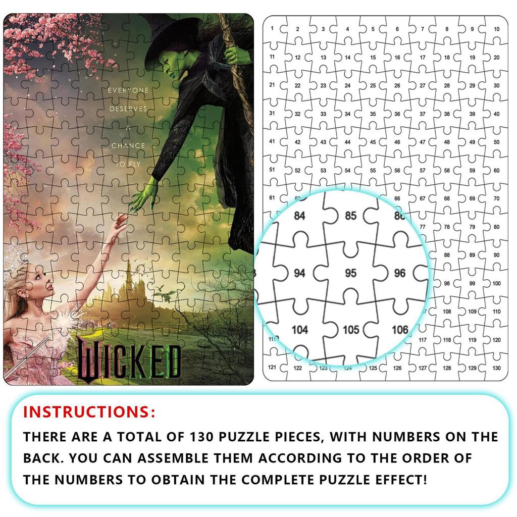 Rompecabezas de dibujos animados, juguetes de rompecabezas, regalos creativos, regalos para niños, adornos de decoración de pared