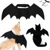 Cat Bat Wings Costume Adjustable Strap Portable Soft Felt Pet Outfit for Halloween Cosplay Travel Pet Photo Shoots