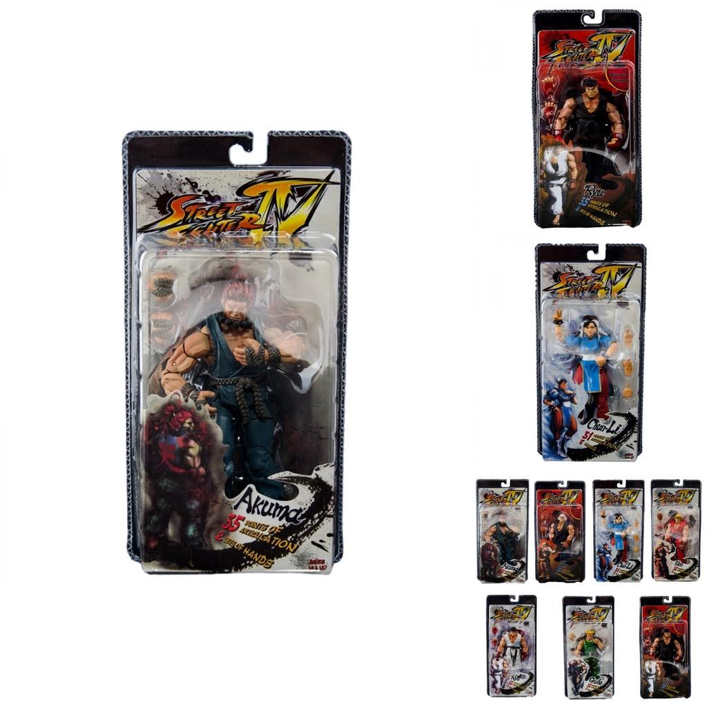 Neca Street Fighter 4 Sammlerfigur, hochbewegliches Guile-PVC-Modell