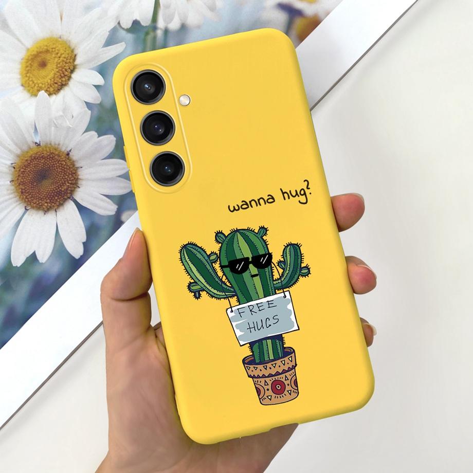 Soft Cases For Samsung A25 2023 A256B 5G Phone Case Silicone TPU Couple Love Heart Coque Funda For Samsung Galaxy A25 A 25 Funda