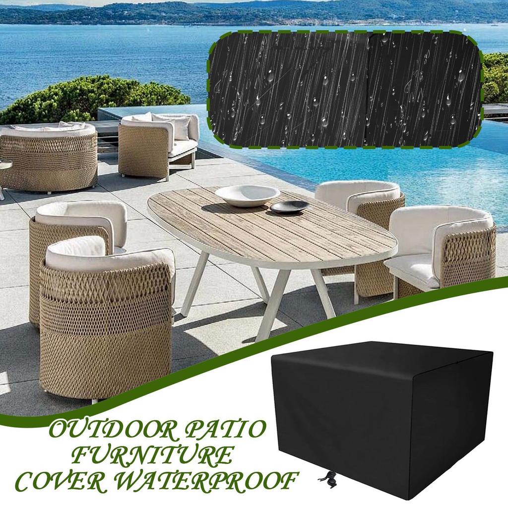Outdoor Couch Cover Rectangular Waterproof Protector Heavy Duty Oxford Cover For Outdoor For Garden Yard Backyard Farm Lawn