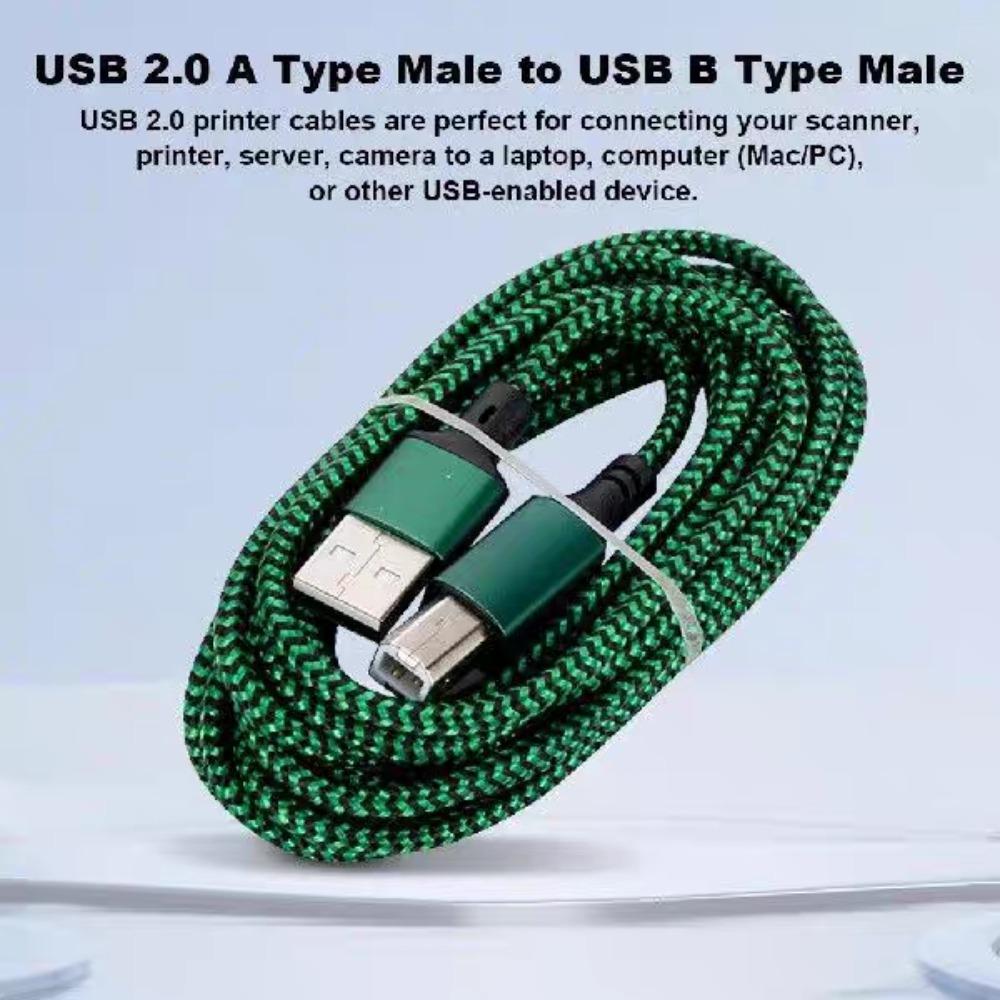A To B USB 2.0 A To B Printer Cable for Printer/Scanner/Laptop