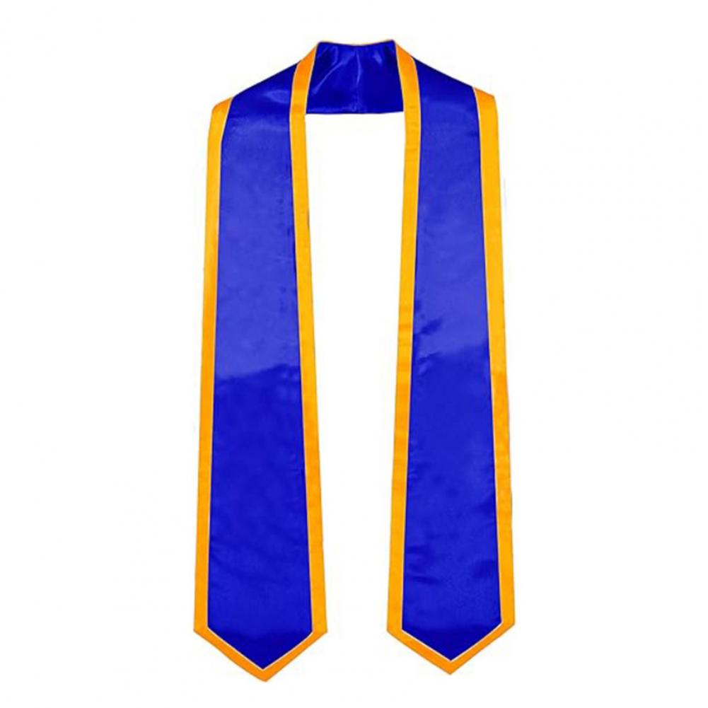 Graduation Accessory 72-inch Long Satin Graduation Ribbon Smooth Border Design for Parties Celebrations