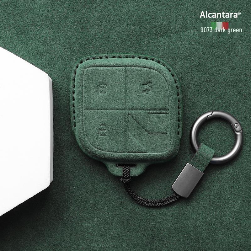 Lynk & Co 08 Key Case Pro: Full Coverage Halo Suede Protective Car Keyring