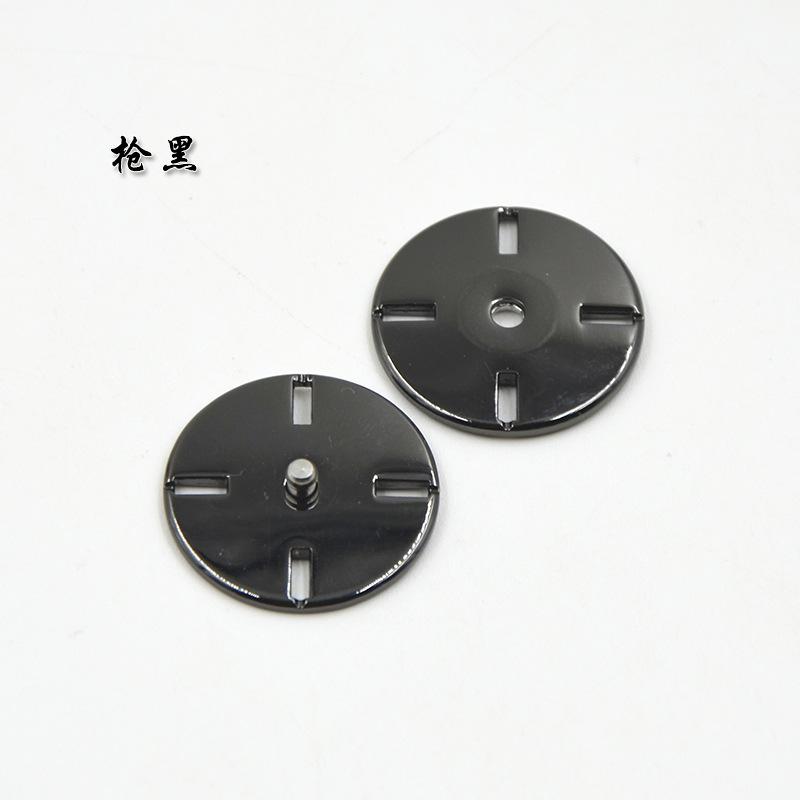 Three Love Flat Metal Button Snap Button Wool Coat Down Jacket Invisible Concealed Button Button