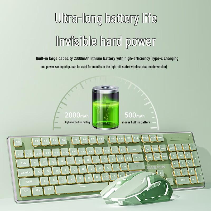 Qianxingzhe V3 Wireless Gaming & Office Keyboard Mouse Combo