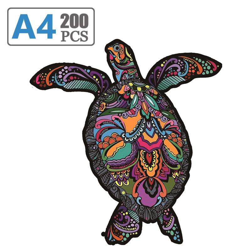 Jigsaw Wooden PuzzleI Rregular Shape Wooden Animal Puzzle Popular Animal Board Group Toys Children Adult Puzzle Game Toys