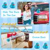 5 Inches Large Rubber Ducks Bulk Large Duck Toy Squeak Rubber Duckie Floating Bath Toy Duck For Birthday Party Decoration Gift