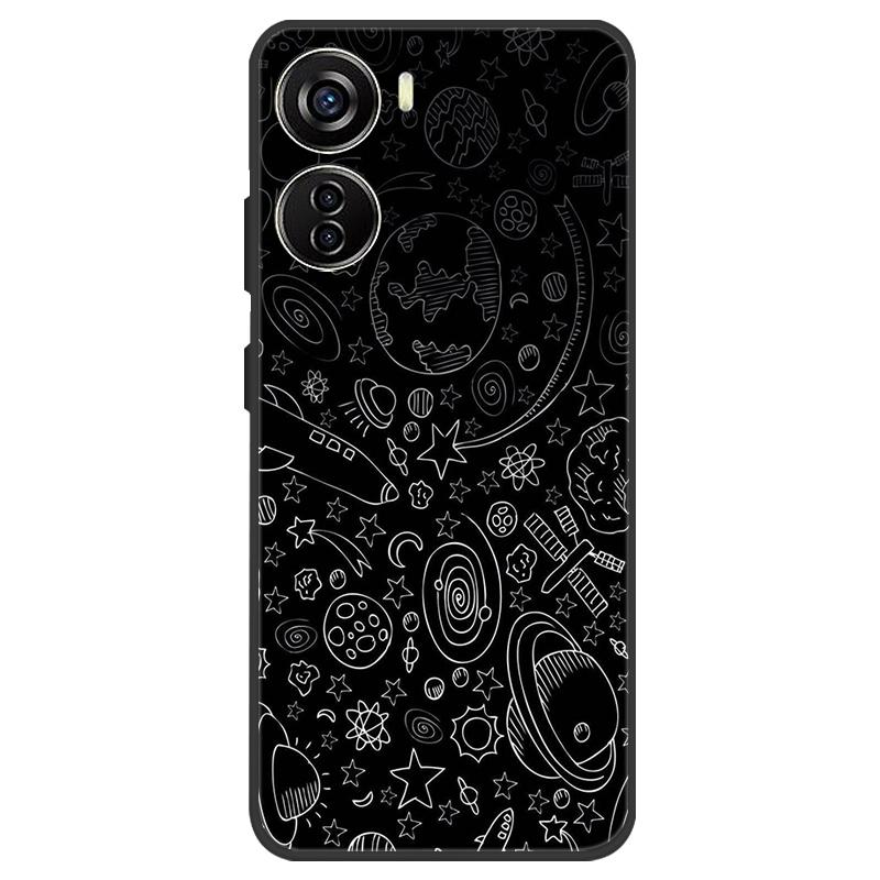 For ZTE Nubia Neo 5G Case Silicone Luxury Space Soft Bumper for ZTE Nubia Neo 5G Phone Cover TPU Funda Nubia Neo Fashion Bag