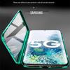 Samsung A55 Magnetische Metall- und Glas-Handyhülle - Kompatibel mit A17, A36, A53, A56
