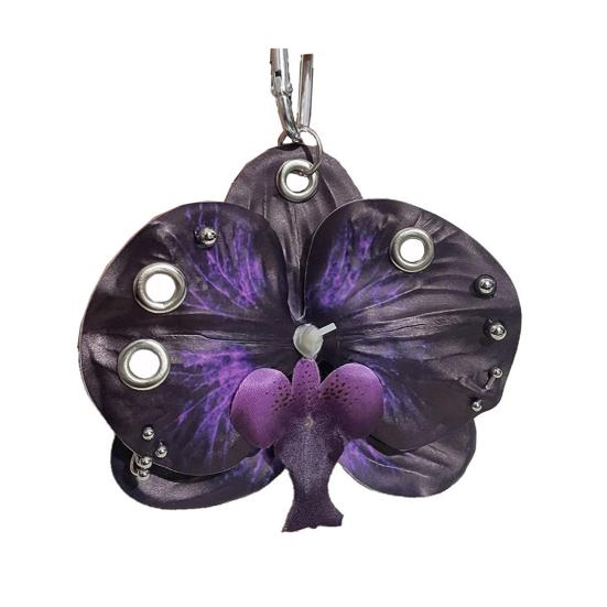 Klíčenka přívěsek ve tvaru květiny realistický vzhled lehká slitina organizér na klíče květinová dekorace na tašku