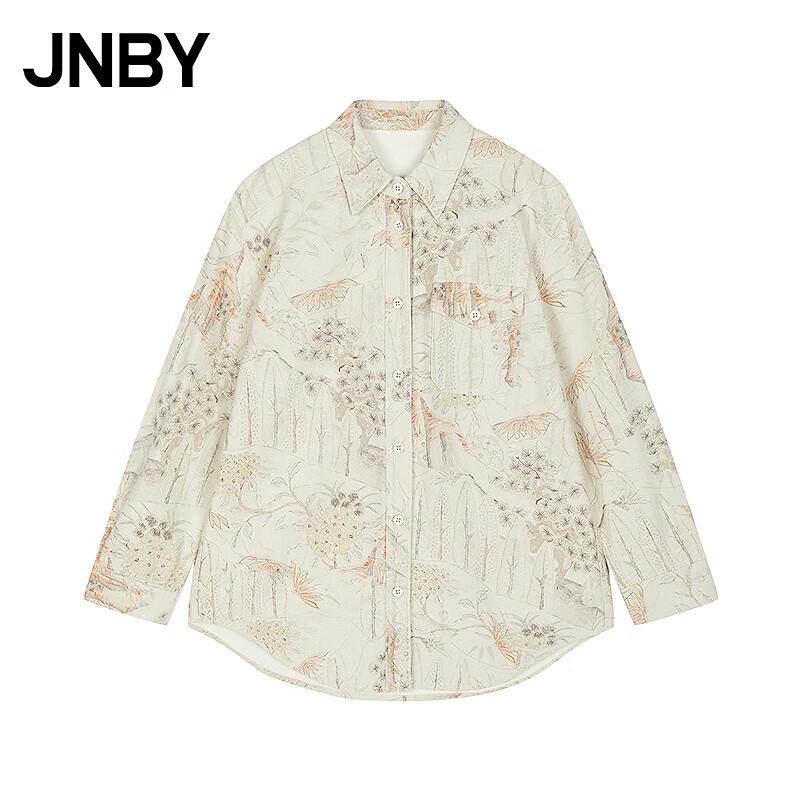 JNBY 25 Autumn New Loose Shirt Collar Shirt