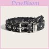 Star Double Row Belt For Jeans With Metal Buckle And Unique Design For Casual Wear