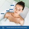 2 Suction Cups Bathtub Pillow Comfortable Bathtub Headrest Bathtub Cushion  Shower Relaxation