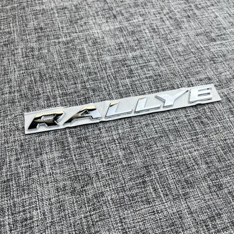 Suitable for car rally rallye racing english logo decorative sticker upgrade metal stylish rear tail sticker