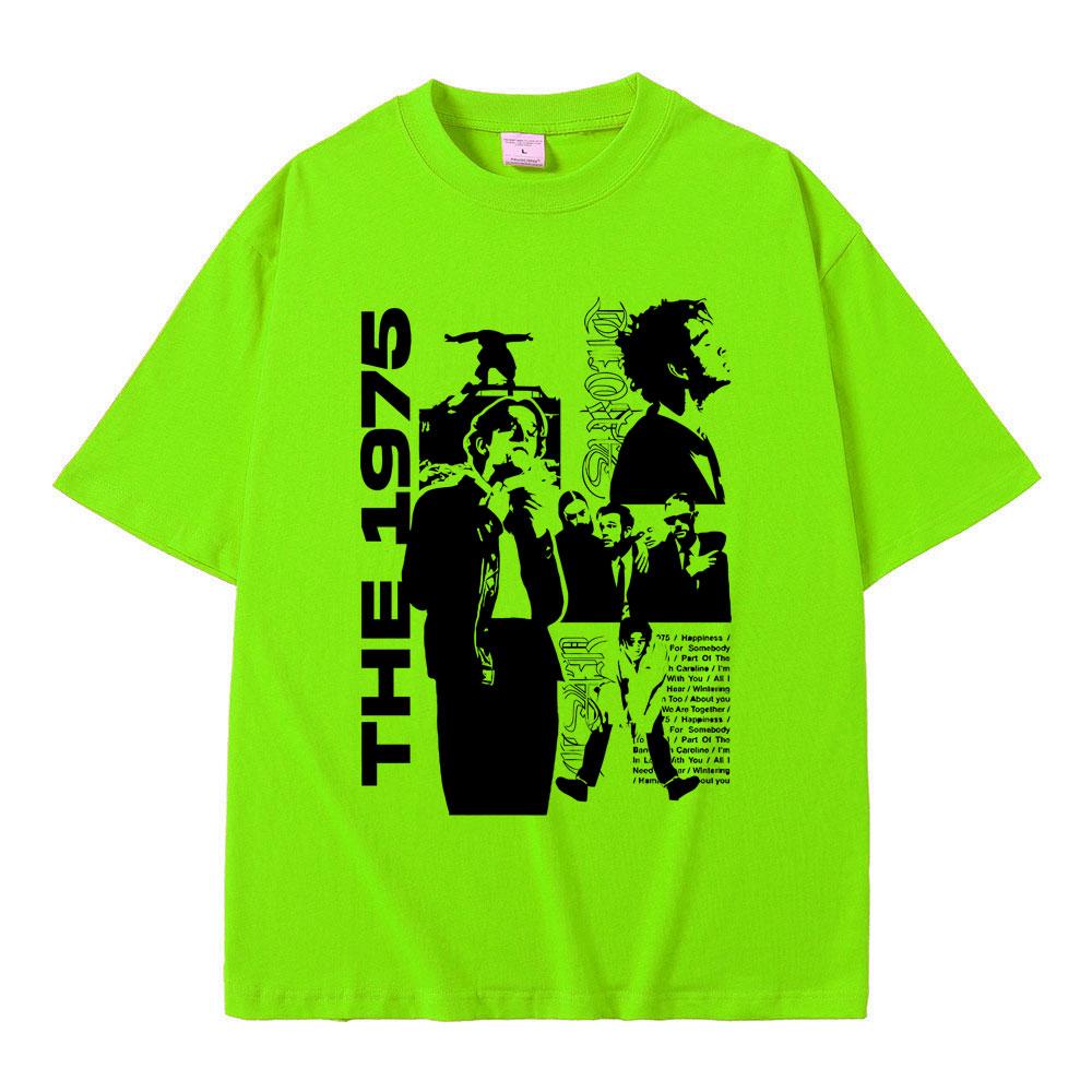 

Rock Band The 1975 Being Funny in A Foreign Language Print T-shirt Matty Healy Graphic T Shirts Indie Alternative Fashion Tshirt 3XL