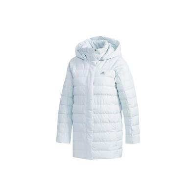 W Climawarm Hooded Down Jacket Outdoor Warm Winter Coat Women Jacket Light-Blue EH3990