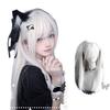 Lolita Christmas Cosplay Wig: Women's Long Straight White Hair, Versatile Daily Wear, Full Head Cover