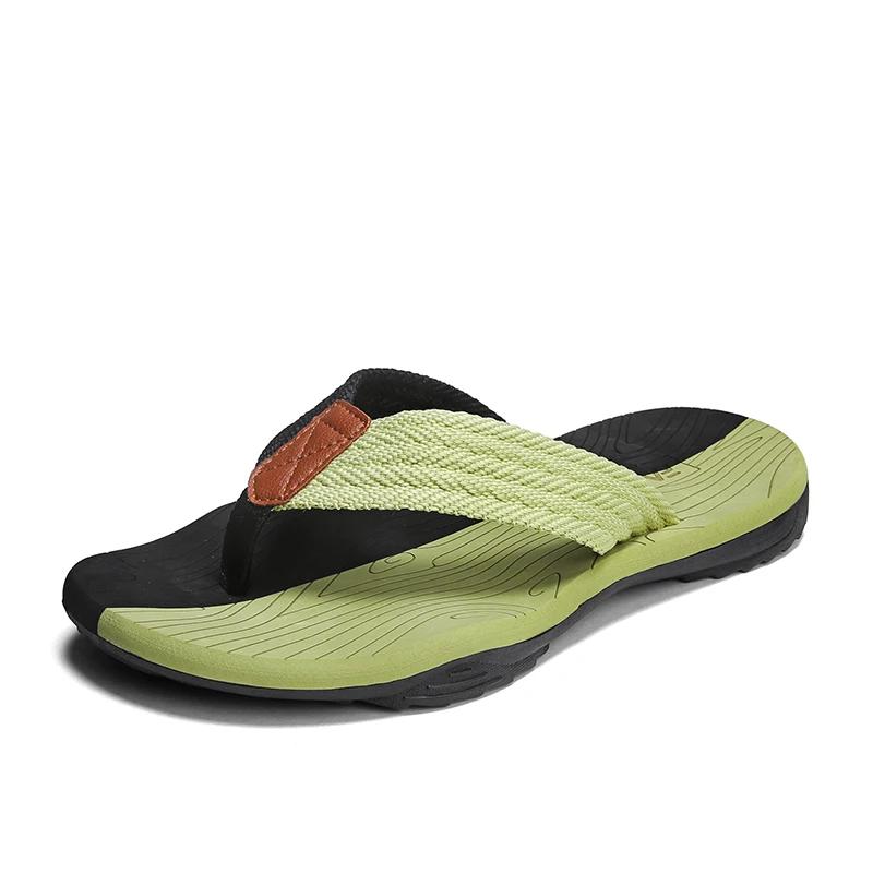 Men Slippers Summer Flip Flops Brand Fashion Outdoor Comfortable Casual Slides Shoes Non-slip Beach Sandals 6 Color