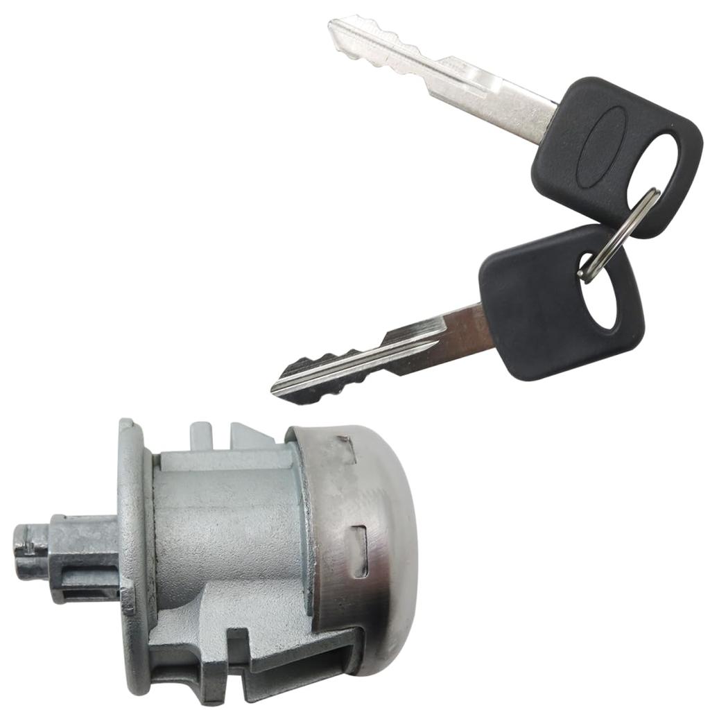 1x Door Tailgate Key Lock Cylinder with 2X Oval Logo Keys 5070032 Fit for Ford Excursion 2000-2005 Replace 7C3Z-1521990-A 7C3Z1521990A F67Z-1022050