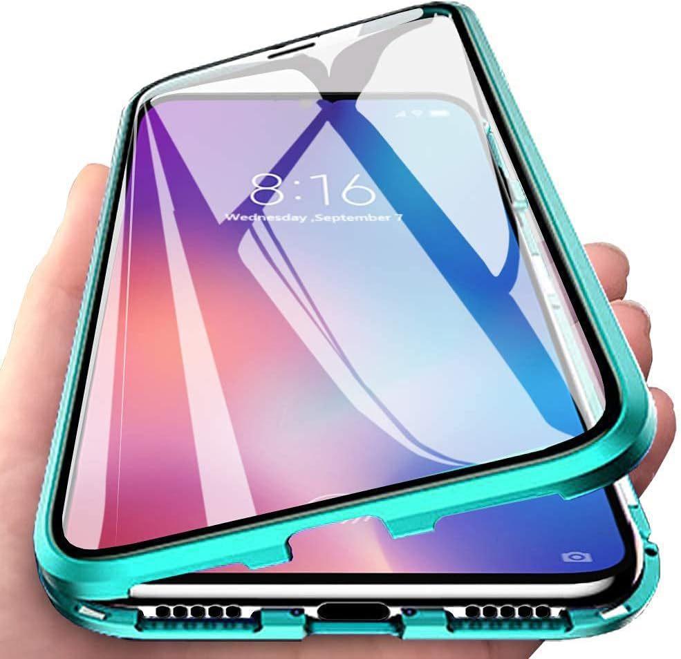 Suitable for Samsung A56 Double Sided Glass Mobile Phone Case A55 Magneto A36 Metal Magnetic Suction Full Pack Protection Case