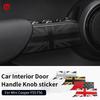Autocollant Accoudoir de Porte de Voiture Pour Mini Cooper F55 F56 Cuir PU Poignée de Porte Auto Autocollant Accessoires de Décoration Intérieure de Voiture