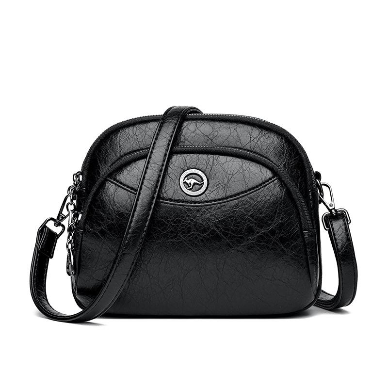 

Women’s Single-Shoulder Saddle Bag: Stylish Crossbody for Spring & Autumn, Versatile and Trendy for Middle-Aged Mothers. Perfect Phone Carry Bag. чёрный