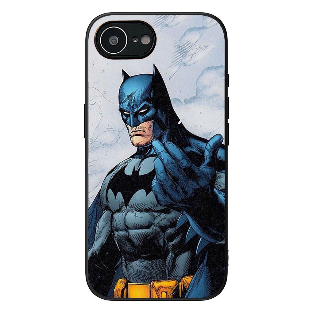 Batman Bruce Wayne DC Comics Bat Man Phone Cover for Apple iPhone 17 16 14 15 Pro Max Plus 15+ 16E XR ProMax Air 16+ Soft Case