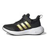 adidas Fortarun 2.0 Cloudfoam Slip Resistant Durable Lightweight Shock Absorbing Low Top Running Shoes Kids Sneakers Black Gold HP5442