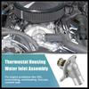 Engine Coolant Thermostat Housing Water Inlet Assembly 15-11057 12600172 15-10412 for Chevy Silverado Suburban Tahoe for Cadillac Escalade for GMC