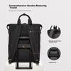 JINSHIWQ Travel Backpack, 16-Inch Laptop Bag, Commuter Backpack, Business Handbag, Black