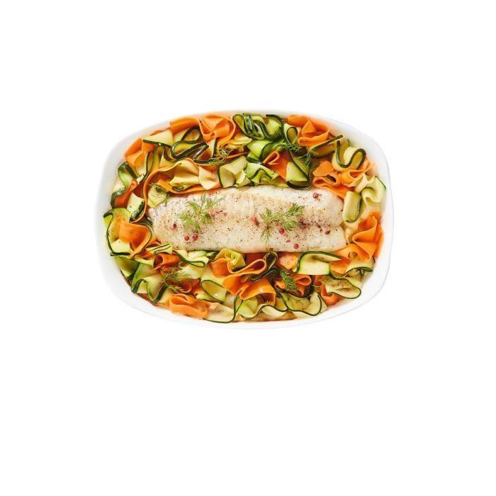Plat à four rectangle - Luminarc - Smart Cuisine Carine - 250°C - Opale culinaire - 30x22 cm