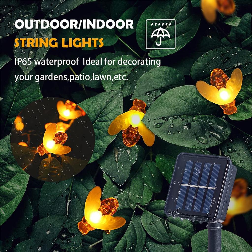 Weihnachts-Lichterkette Aus Band – 5m, 50 LEDs, Batteriebetrieben. Mit Schneeflocken-Muster Für Innen & Außen