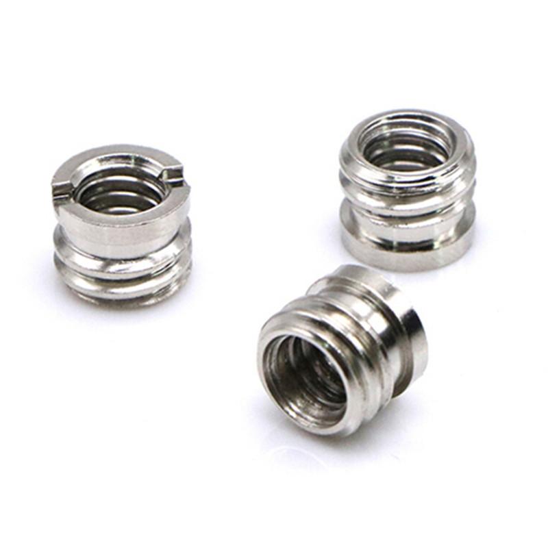 5Pcs 1/4" To 3/8" Convert Screw Adapter For Tripod And Camera Monopod Ballhead New