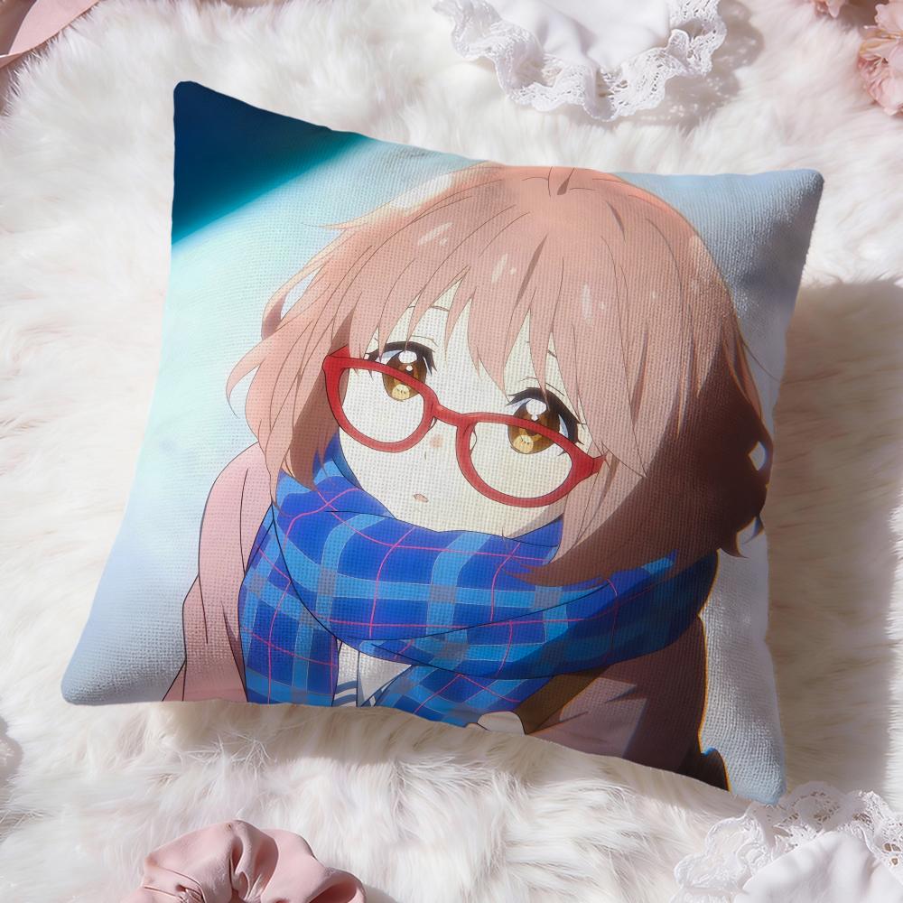 b-Beyond the Boundarys Cushion Cover Premium Comfort Reversible Pillow Cove -Two in One Design for Any Room & Car Interior