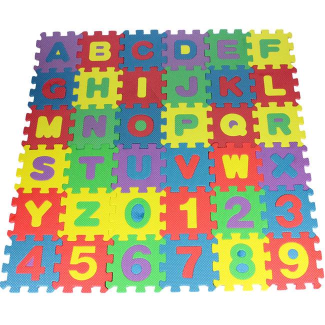 Digital Foam Puzzle Baby Crawling Mat - Children's Play Mat