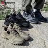Men's Hiking Boots Outdoor Shoes Swivel Buckle Non-slip Lightweight Hiking Shoes Men's Non-slip Sports Shoes Breathable Cross-country Running Shoes