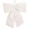 Velvet Bow Hanger 50x40cm White