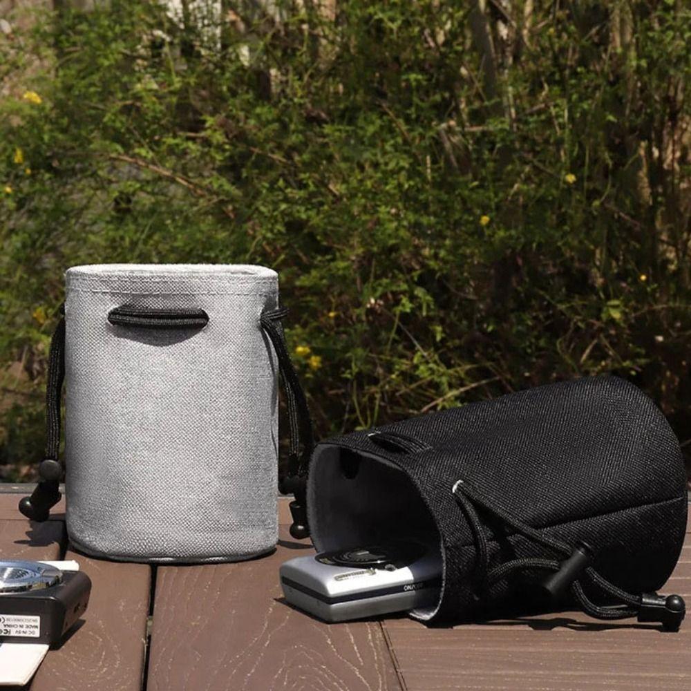 Compact Camera Bag Lightweight Photography Protective Bag Lens Drawstring Pouch  Photography