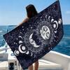 1pc Bohemian Sun&Moon Beach Towel Vintage Large Quick-drying Towel Suitable for Beach Yoga Pool Gym Towel Summer Gift for Friend