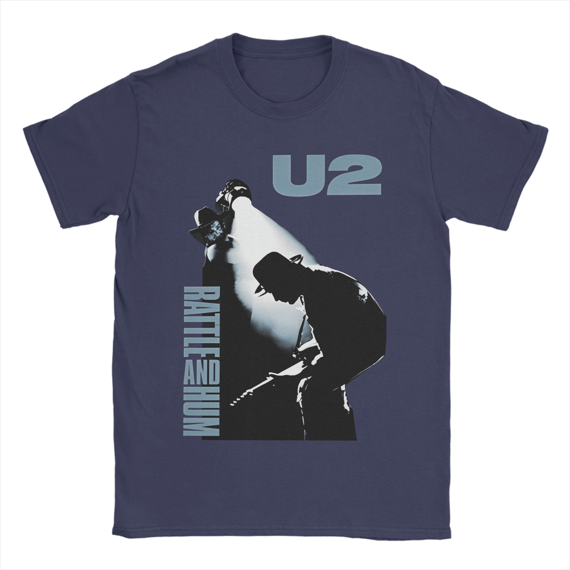 

Vintage U2 Band T-Shirts Men Crewneck Pure Cotton T Shirts Short Sleeve Tees 4XL 5XL 6XL Clothes 3XL