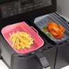 Fryer Baking Pan Food Grade Reusable Oilproof Bakeware Non-sticky Foldable Fryer Pan Kitchen Accessories